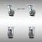 Service Caster 5 Inch SS Thermoplastic Caster Set with Ball Bearing 2 Swivel Lock 2 Rigid SCC SCC-SS30S520-TPRBD-BSL-2-R-2 - alternate 1